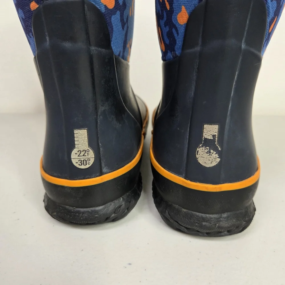 Bogs K GRASP NEO CAMO Camouflage Rain Snow Boots Waterproof